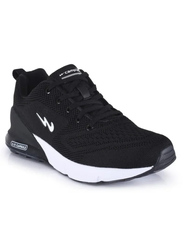 NORTH PLUS Black Men's Running Shoes - Image 3